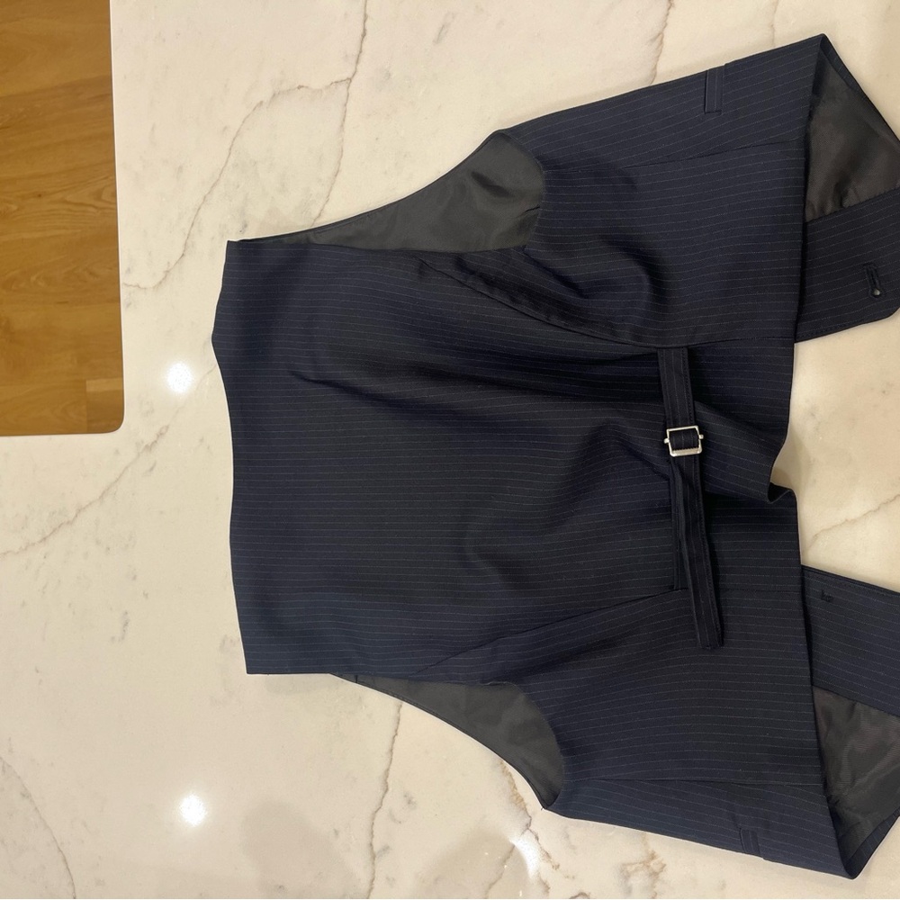 Zara Pinstripe Vest Cropped